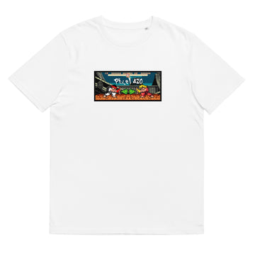 T-shirt unisexe bio Weed Fighter blanc