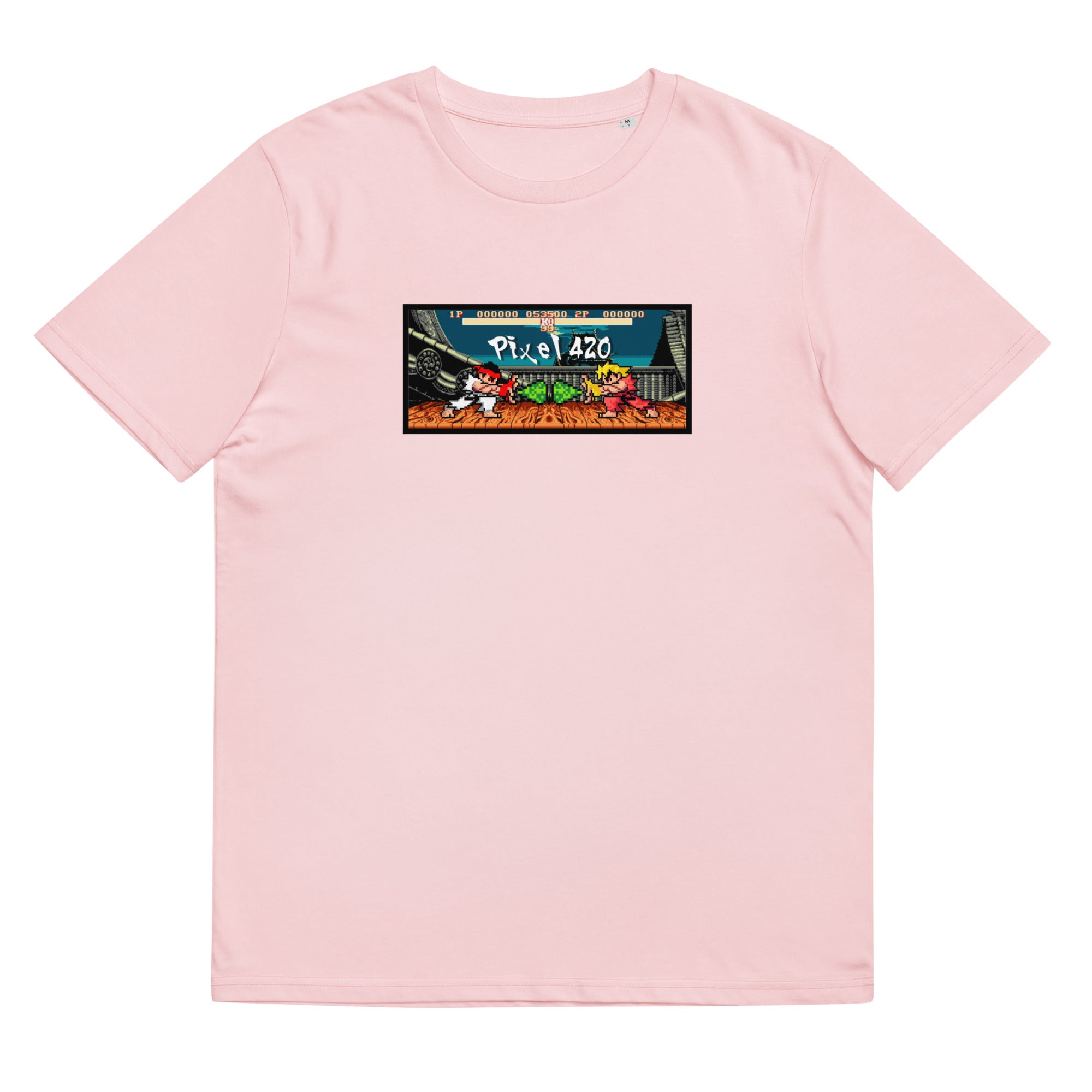 Weed Fighter organic unisex t-shirt pink
