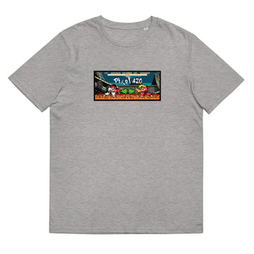 Organic Weed Fighter gray unisex t-shirt